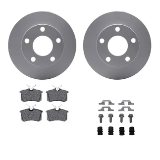 R1 Concepts WDWH1-73010 Brake Rotor- Carbon Coated W/ Ceramic Pads & Hdw